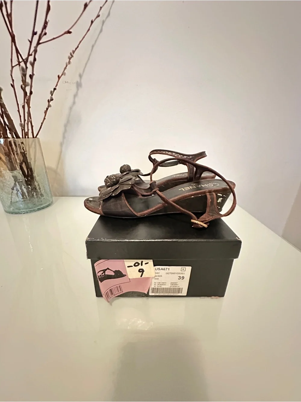 CHANEL strappy sandals